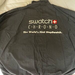 Vintage SWATCH quarter zip pullover, lightweight XL